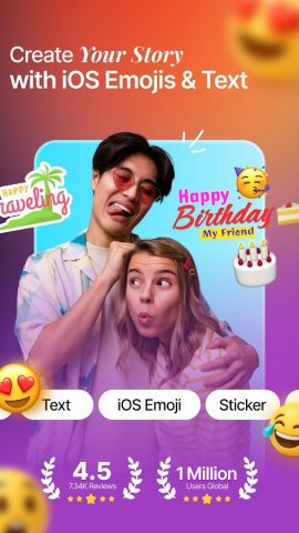 iOS Emojis For Story для Android — скриншот 1