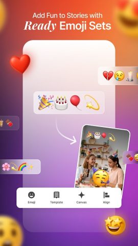 iOS Emojis For Story для Android — скриншот 4