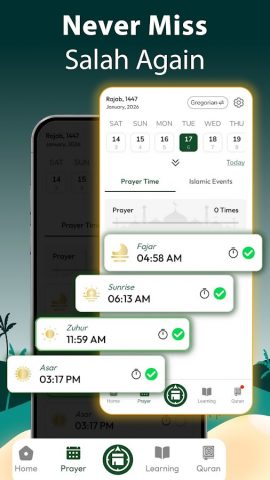 кибла компас для направление для Android — скриншот 3