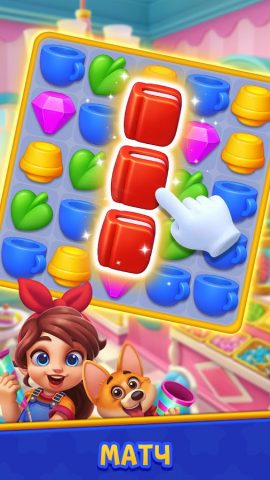 мастеров снов — Match 3 Puzzle для Android — скриншот 1