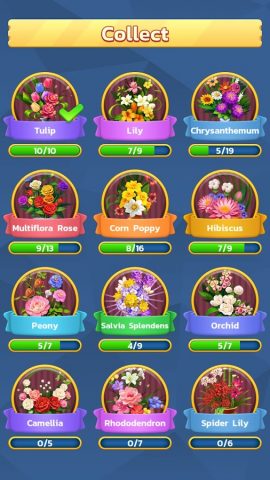 Blossom Sort® — матч цветы для Android — скриншот 4