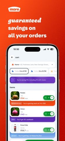 more: grocery delivery для iOS — скриншот 3