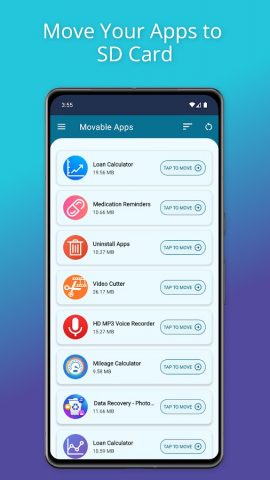 переместить на sd карту для Android — скриншот 1