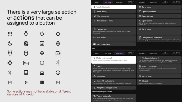 tvQuickActions Pro для Android — скриншот 2