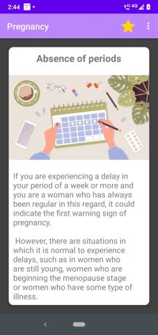 я беременна? для Android — скриншот 2