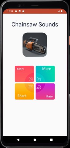 звуки бензопилы для Android — скриншот 2