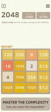 2048 Number Puzzle game для Android — скриншот 4
