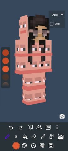 3D Skin Editor for Minecraft для Android — скриншот 1