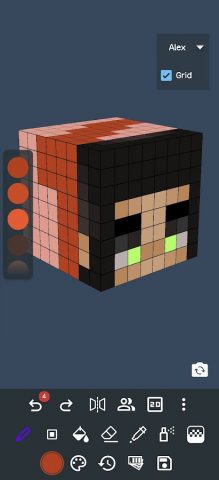 3D Skin Editor for Minecraft для Android — скриншот 2