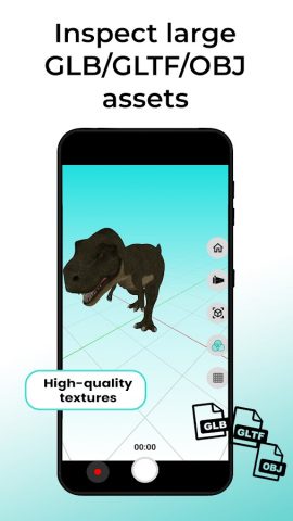3D Viewer & AR: GLB, GLTF, OBJ для Android — скриншот 1