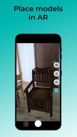 3D Viewer & AR: GLB, GLTF, OBJ для Android — скриншот 2