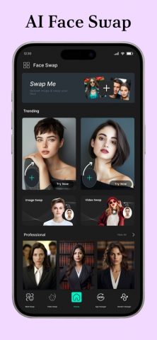 AI Face Swap: Photo Editor App для iOS — скриншот 1