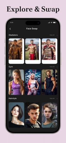 AI Face Swap: Photo Editor App для iOS — скриншот 5