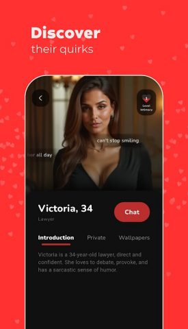 AI Girlfriend 18+ для Android — скриншот 2