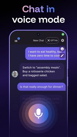 AI Speech Chatbot Text & Voice для Android — скриншот 2