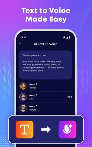 AI Voice Changer : Modifier для Android — скриншот 2