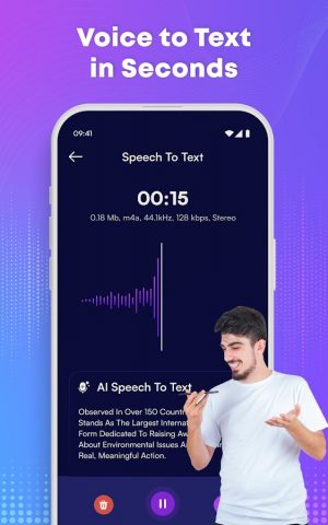 AI Voice Changer : Modifier для Android — скриншот 3
