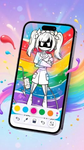 AR Draw Coloring Murder Drones для Android — скриншот 1