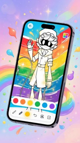 AR Draw Coloring Murder Drones для Android — скриншот 3