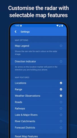 AUS Rain Radar — Old Bom Radar для Android — скриншот 4