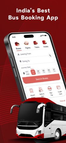 AbhiBus Bus Ticket Booking App для iOS — скриншот 2