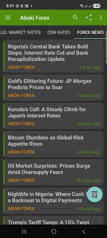 Aboki Forex-Black Market FX для Android — скриншот 3