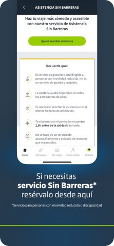 Aena для iOS — скриншот 5