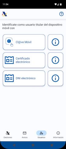 Agencia Tributaria для Android — скриншот 3