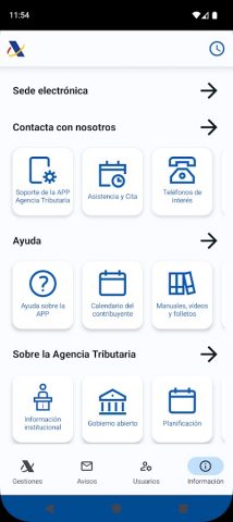 Agencia Tributaria для Android — скриншот 4