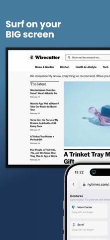 AirWeb — TV Web Browser для iOS — скриншот 1