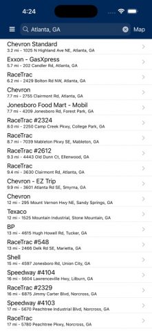 Alternative Fueling Stations для iOS — скриншот 2