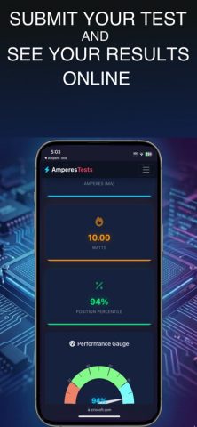 Ампер Тест для iOS — скриншот 5