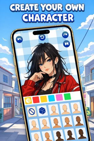 Anime OC & Kawaii Creator для Android — скриншот 3