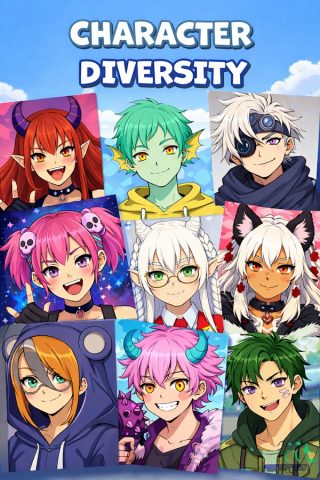 Anime OC & Kawaii Creator для Android — скриншот 4