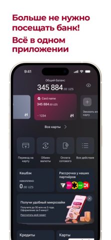 Anorbank для iOS — скриншот 1