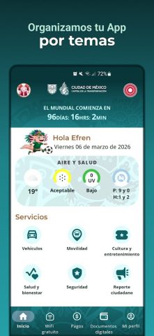 App CDMX для Android — скриншот 1