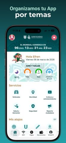 App CDMX для iOS — скриншот 1