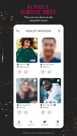 Ashley Madison для Android — скриншот 3