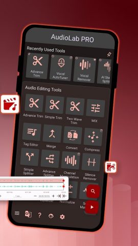 AudioLab Audio Cutter & Editor для Android — скриншот 2