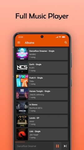 AudioVision Music Player для Android — скриншот 2