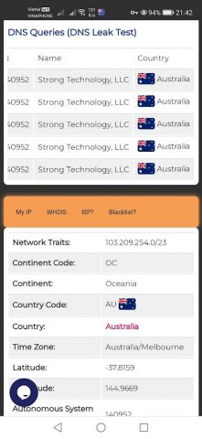 Australia VPN — AU VPN для Android — скриншот 2