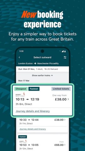 Avanti West Coast для Android — скриншот 1