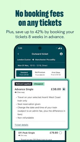 Avanti West Coast для Android — скриншот 2