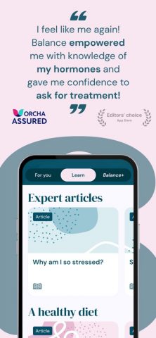 Balance — Menopause & Hormones для iOS — скриншот 2
