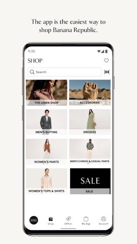 Banana Republic: Shop Apparel для Android — скриншот 3