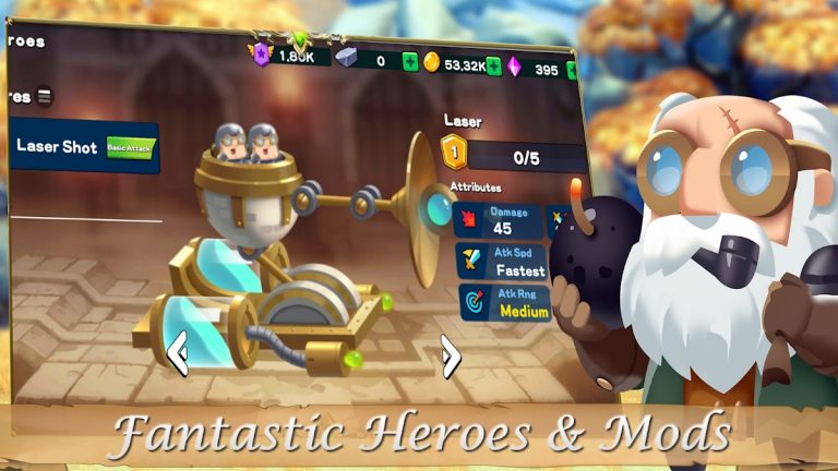 Battle Towers — TD Royale RPG для Android — скриншот 5