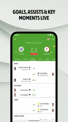 BeSoccer: Soccer Live Score для Android — скриншот 2