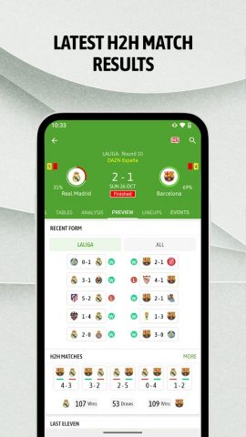 BeSoccer: Soccer Live Score для Android — скриншот 3