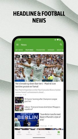 BeSoccer: Soccer Live Score для Android — скриншот 5