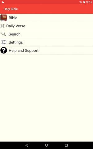 Bible King James (KJV) для Android — скриншот 5